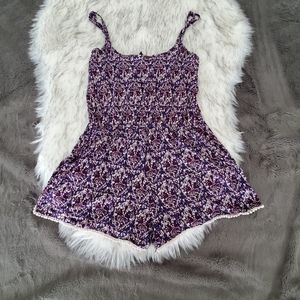 2/$15 Bubble Knit Stitch Sleveless Romper Shorts S